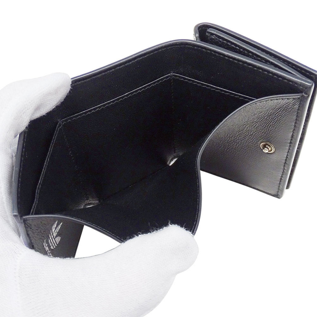 Balenciaga Black Leather Wallet (Tri-Fold)