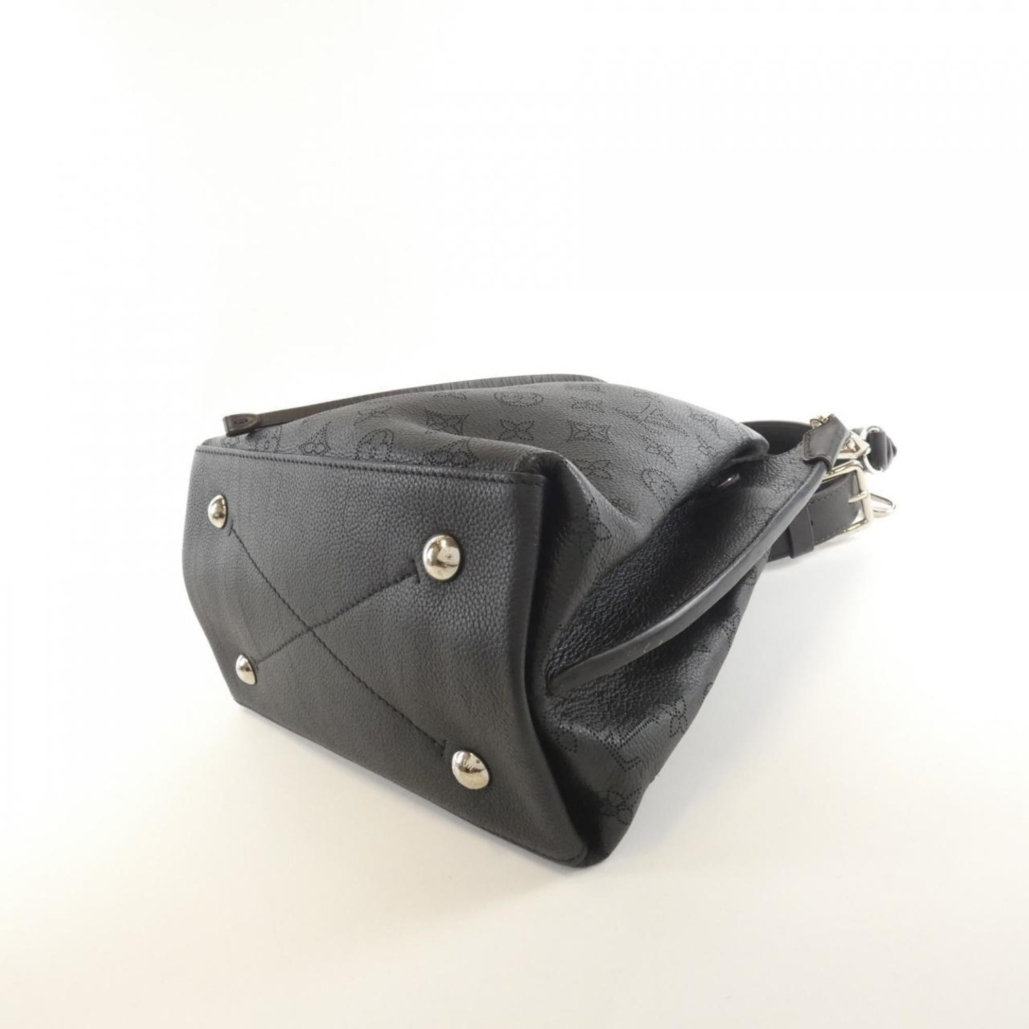 Louis Vuitton Black Leather Shoulder Bag