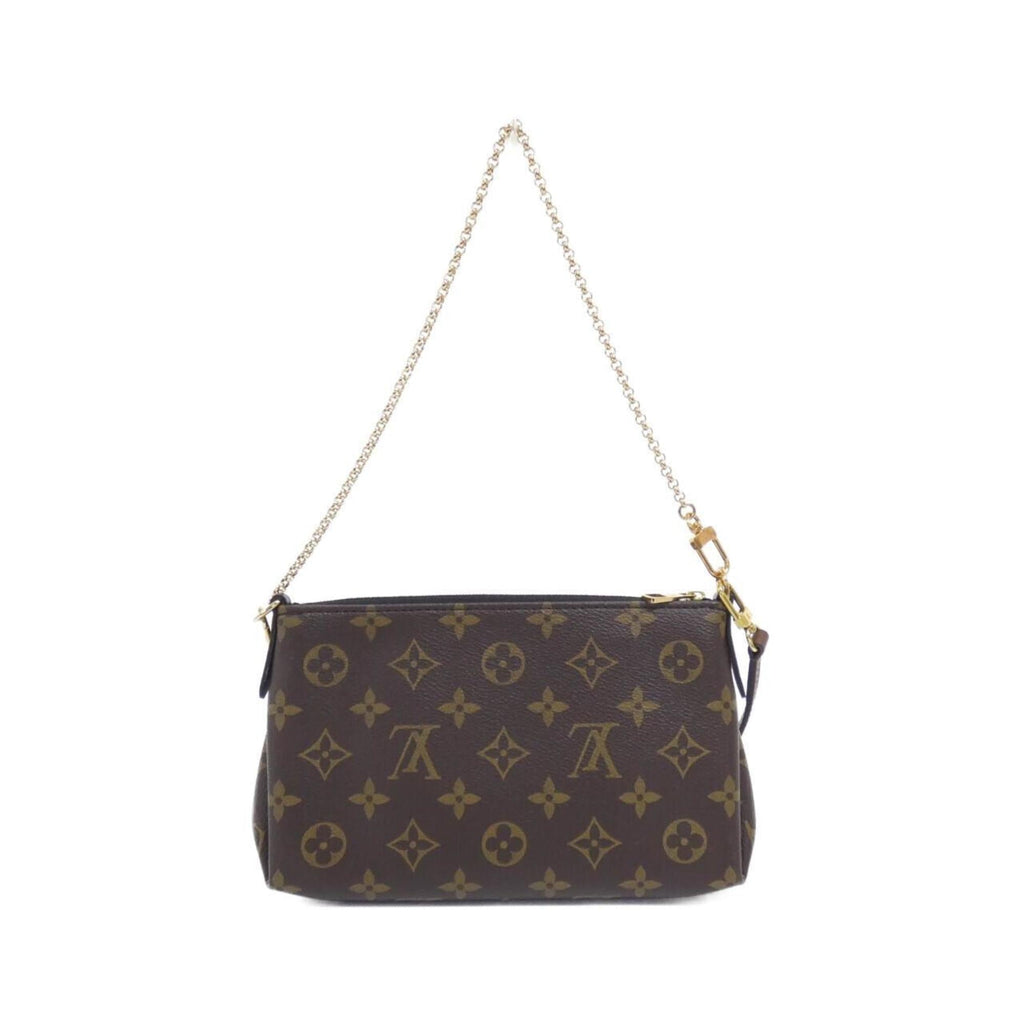 Louis Vuitton Monogram Black Marron Coated Canvas Shoulder Bag