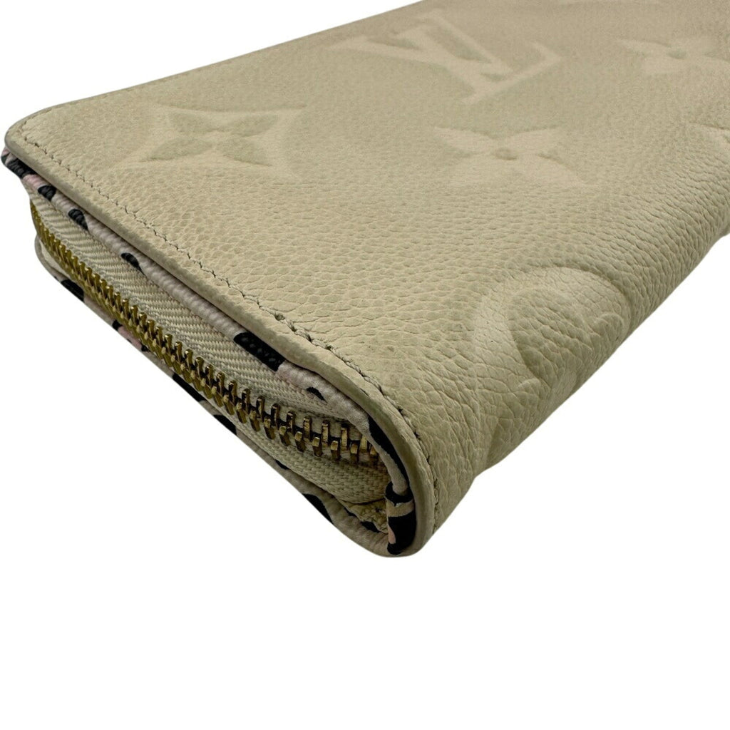Louis Vuitton Beige Leather Long Wallet