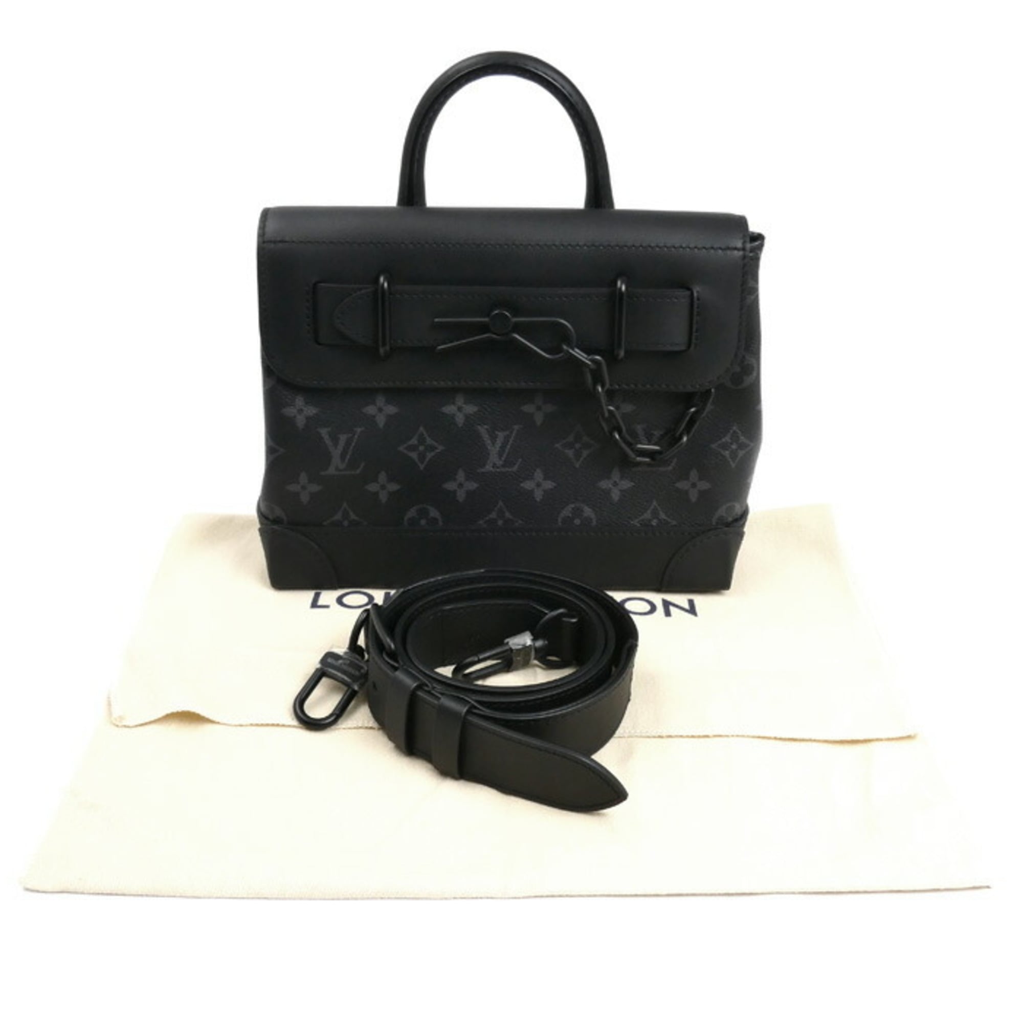 Louis Vuitton Black Monogram Eclipse Monogram Eclipse Shoulder Bag