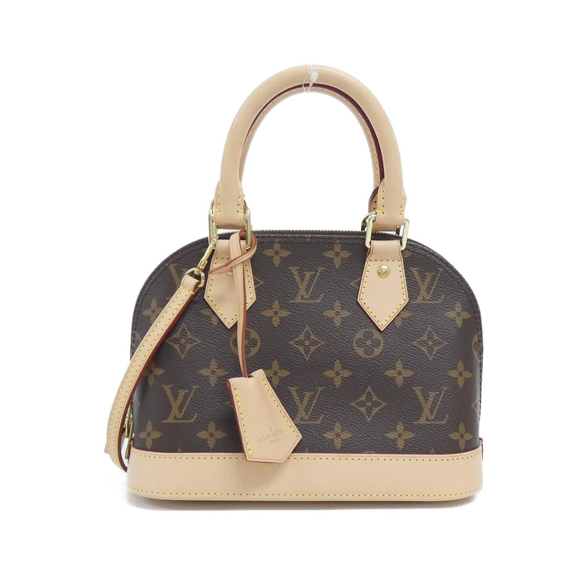 Louis Vuitton Marron Coated Canvas Handbag