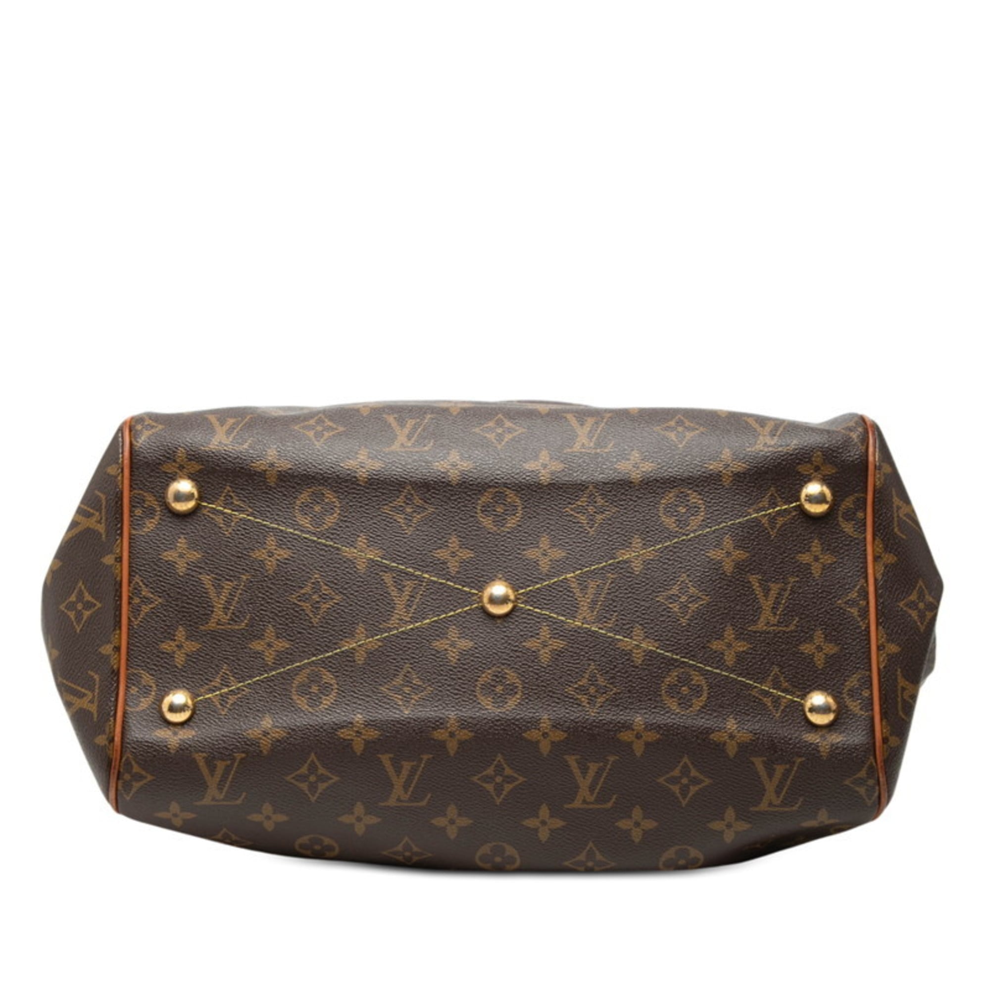 Louis Vuitton Monogram Brown Pvc Leather Handbag