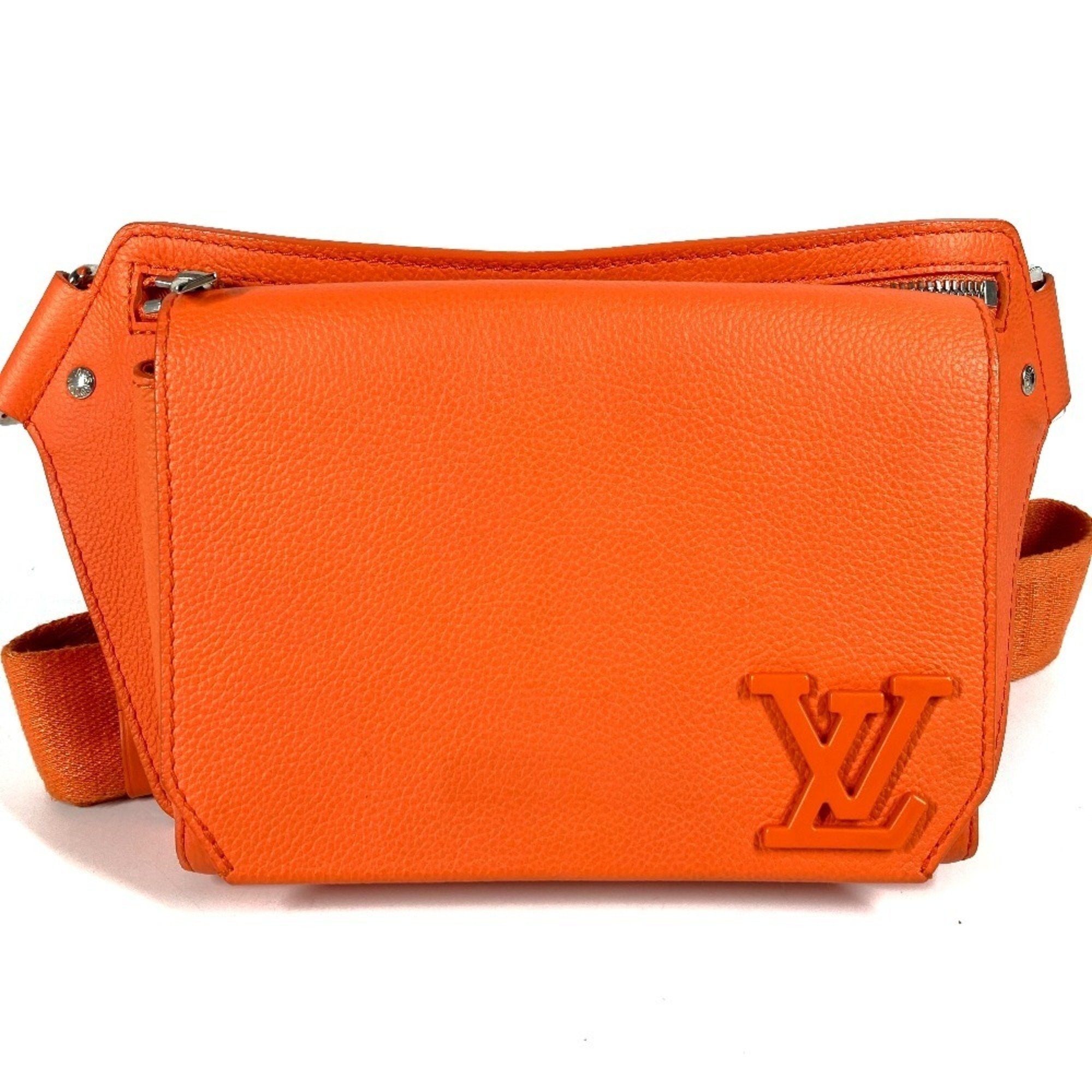 Louis Vuitton Orange Leather Fanny Pack Shoulder Bag