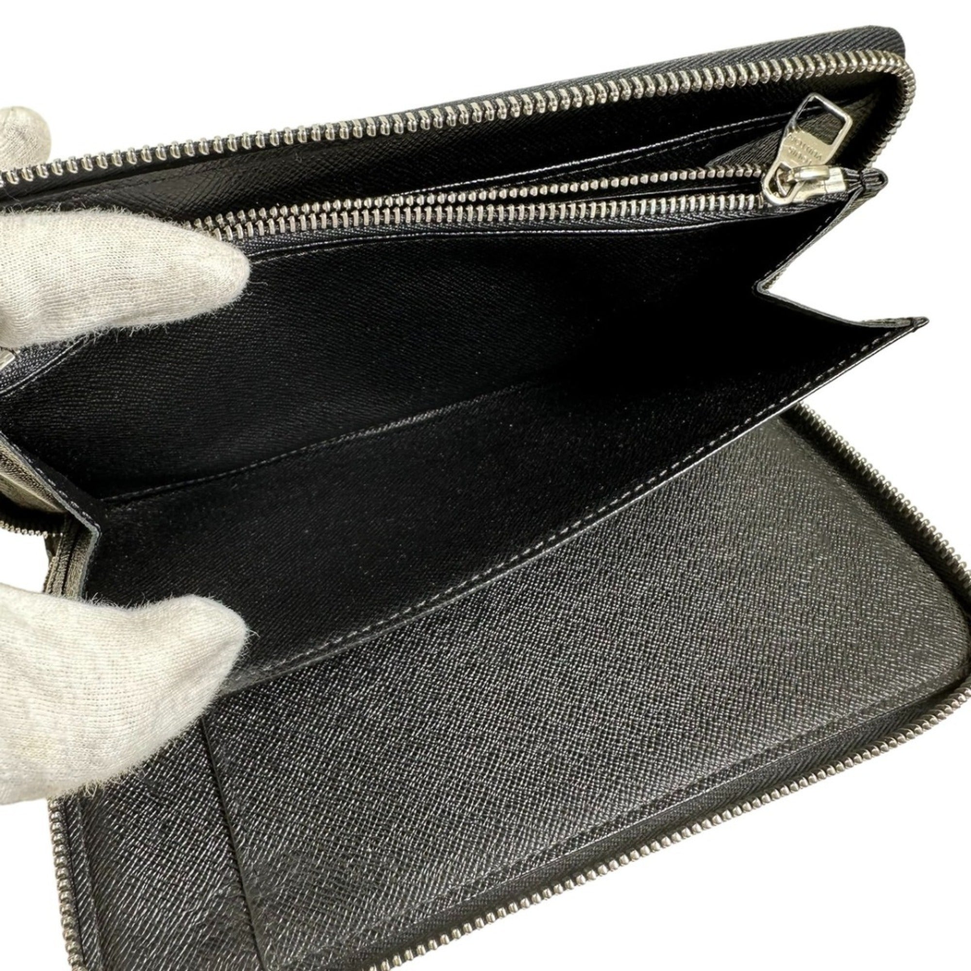 Louis Vuitton Black Damier Graphite Long Wallet