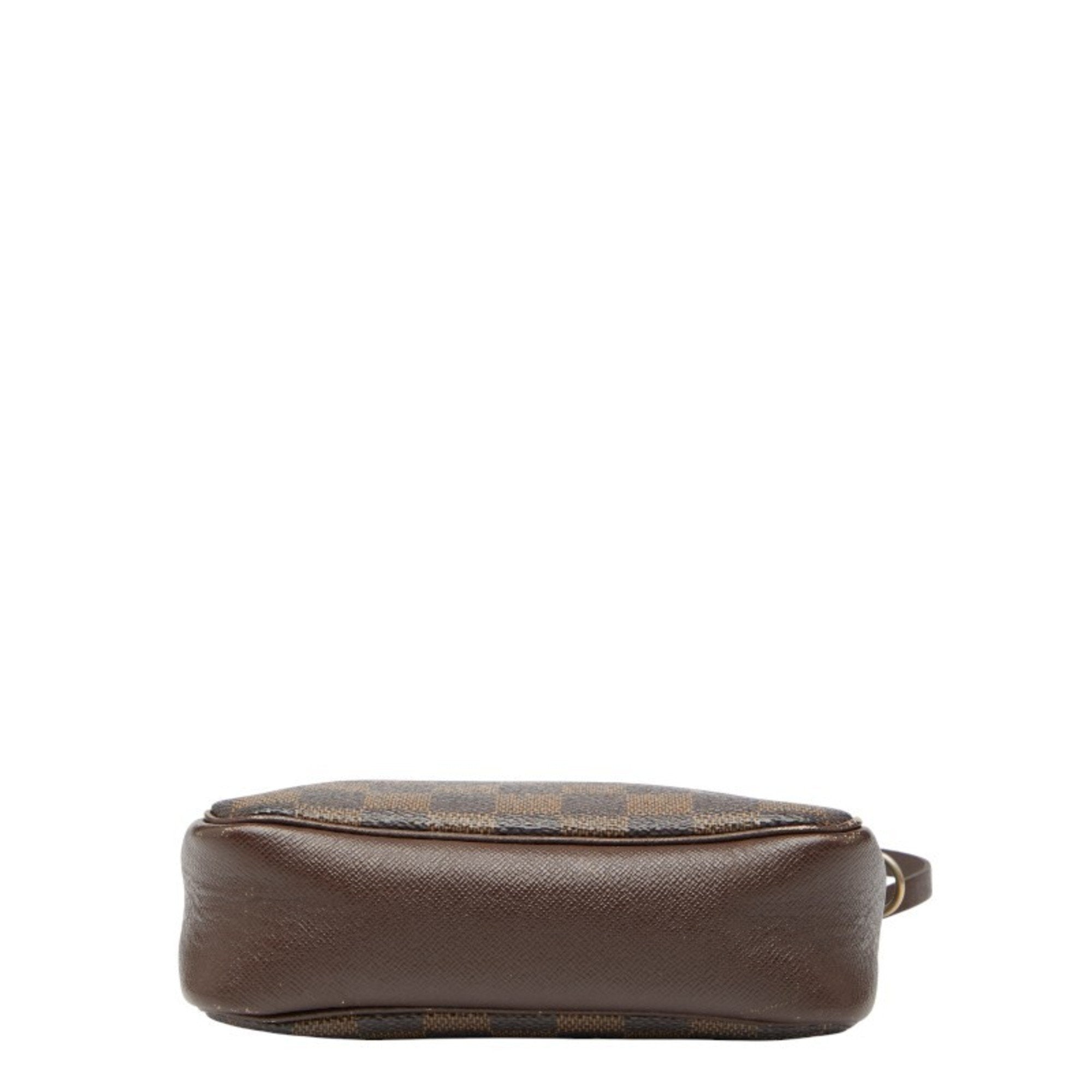 Louis Vuitton Brown Pvc Leather Shoulder Bag
