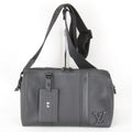 Louis Vuitton Black Leather Shoulder Bag