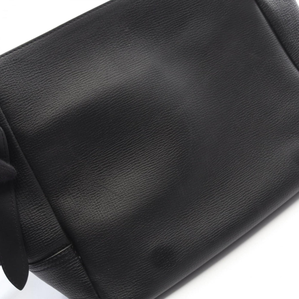 Louis Vuitton Black Noir Monogram Denim Leather Shoulder Bag