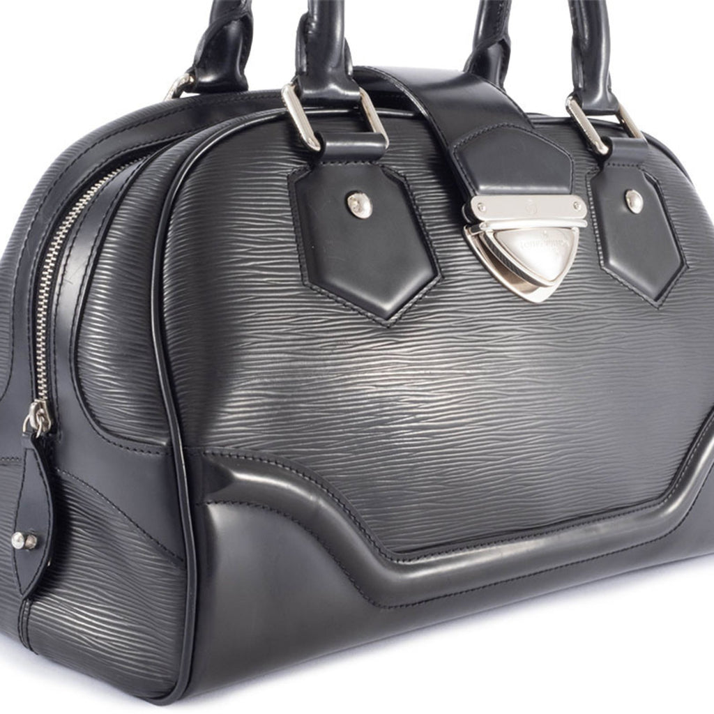 Louis Vuitton Noir Epi Leather Handbag