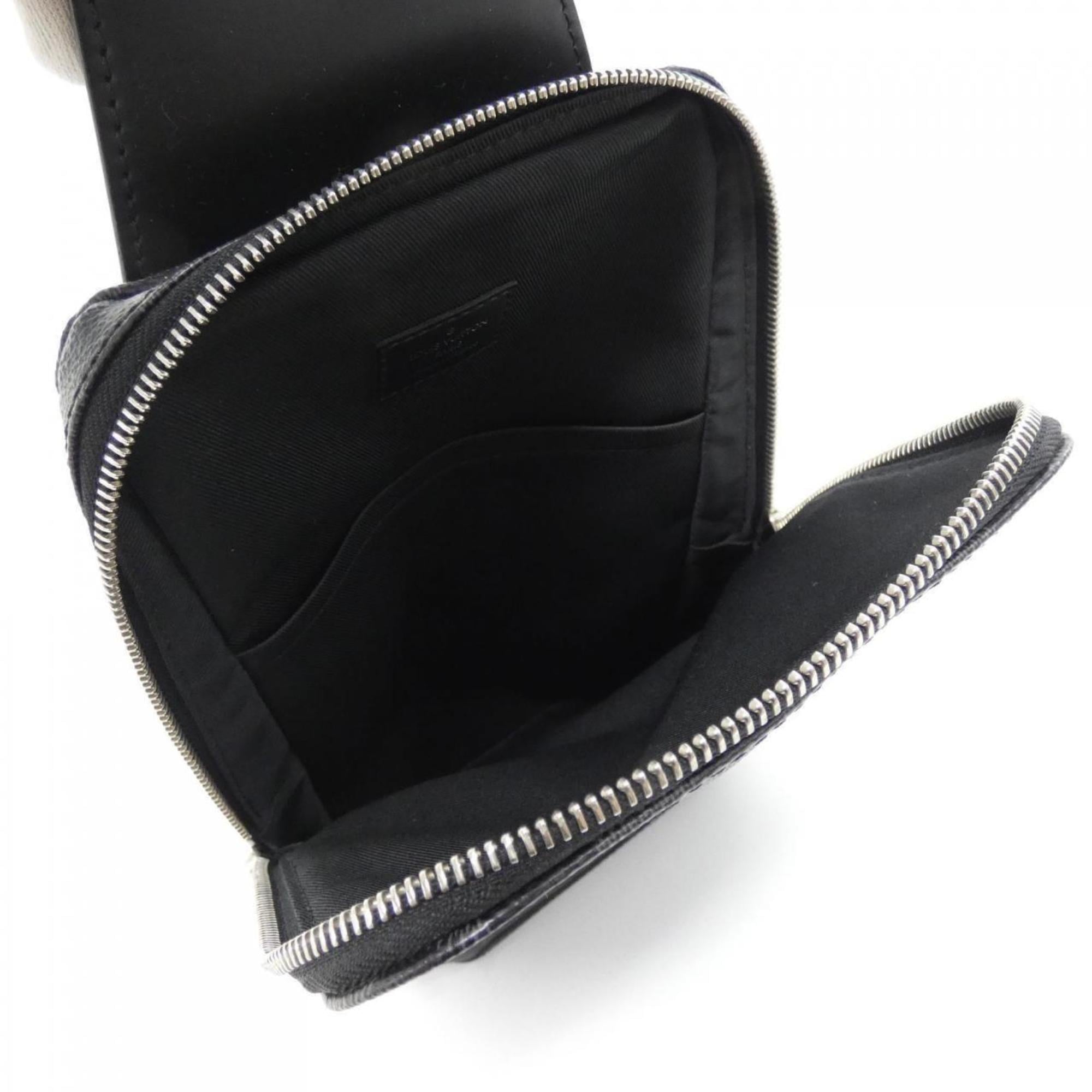 Louis Vuitton Graphite Coated Canvas Shoulder Bag Sling Bag