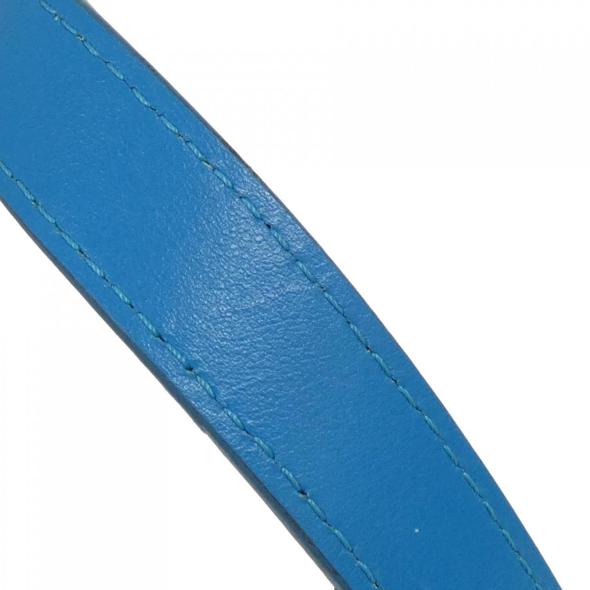 Louis Vuitton Turquoise Leather Nylon Shoulder Bag