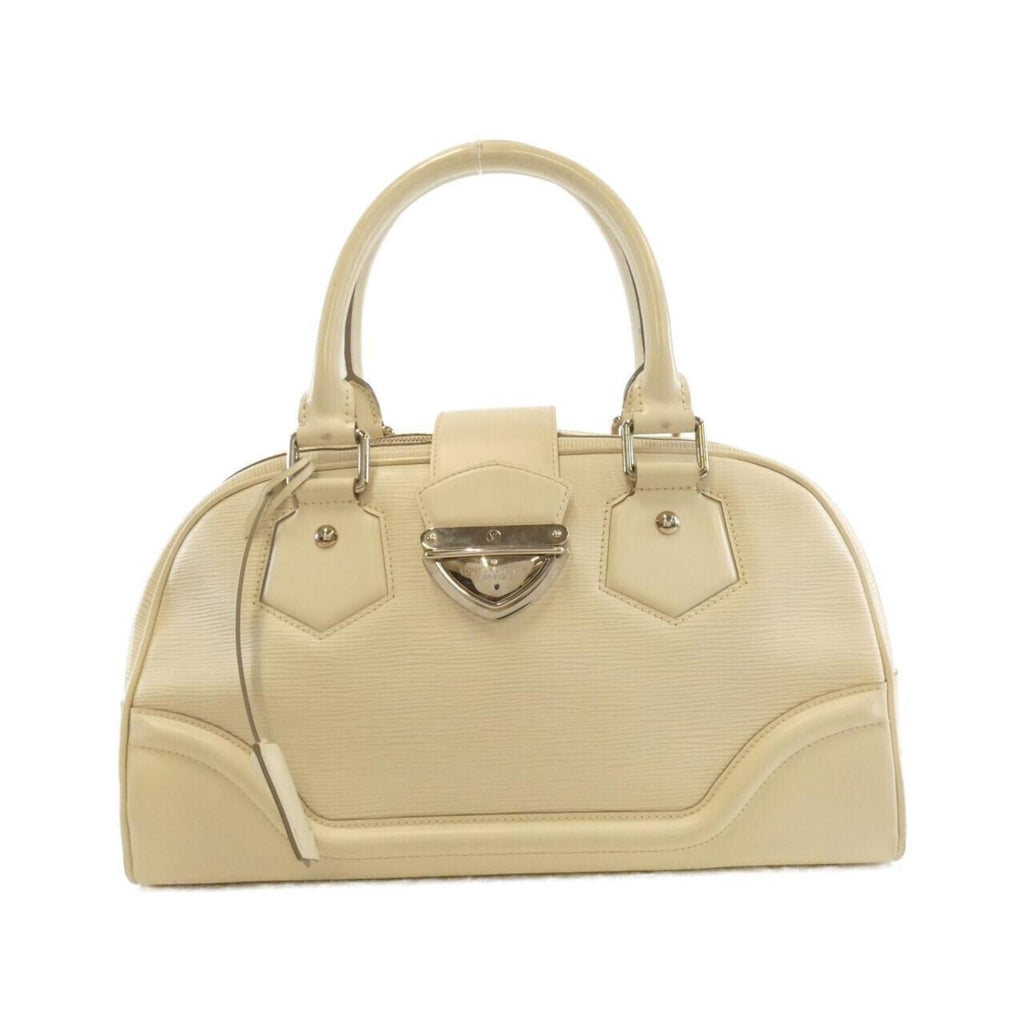 Louis Vuitton Epi Lv Off White Leather Handbag