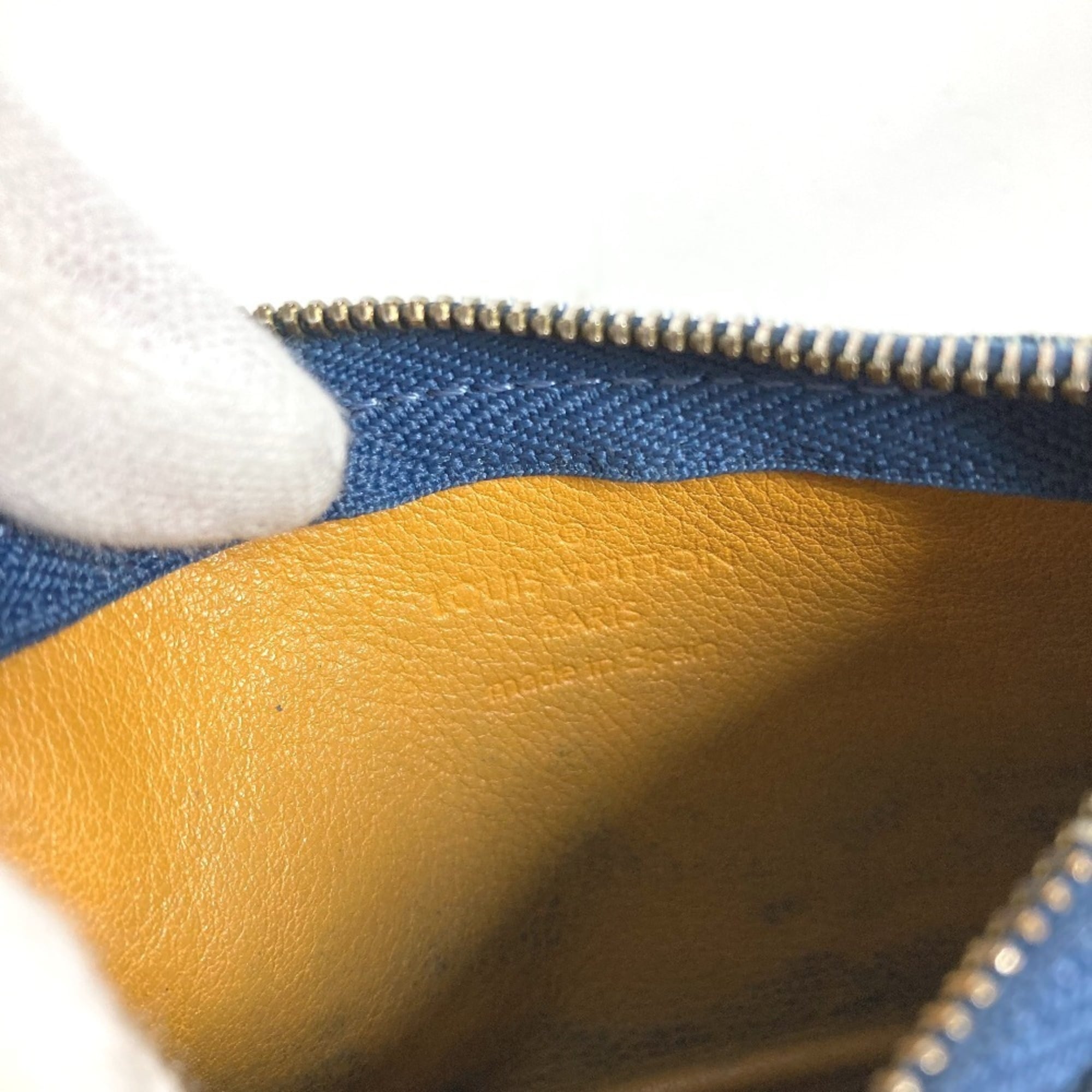 Louis Vuitton Blue Monogram Denim Coin Purse/Coin Case