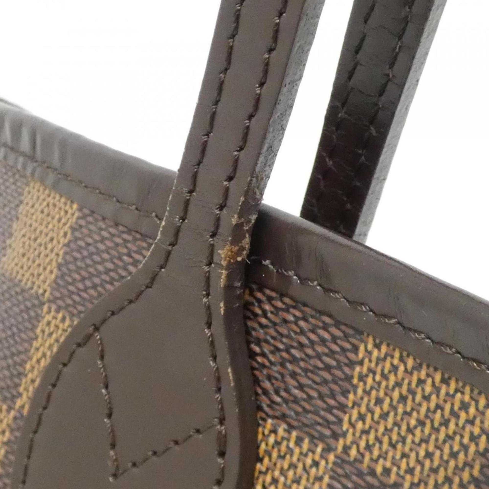 Louis Vuitton Brown Coated Canvas Handbag