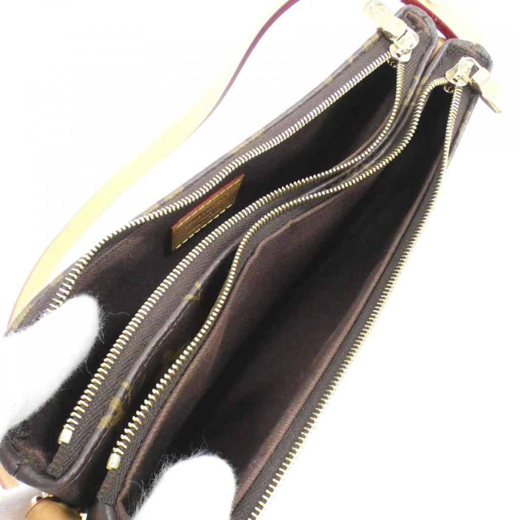 Louis Vuitton Brown Coated Canvas Pochette Shoulder Bag