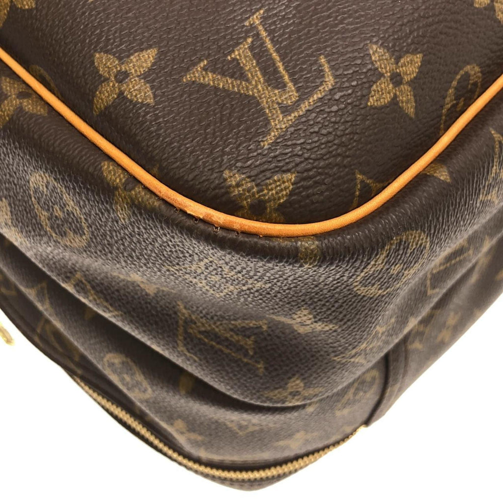 Louis Vuitton Brown Coated Canvas Boston Bag
