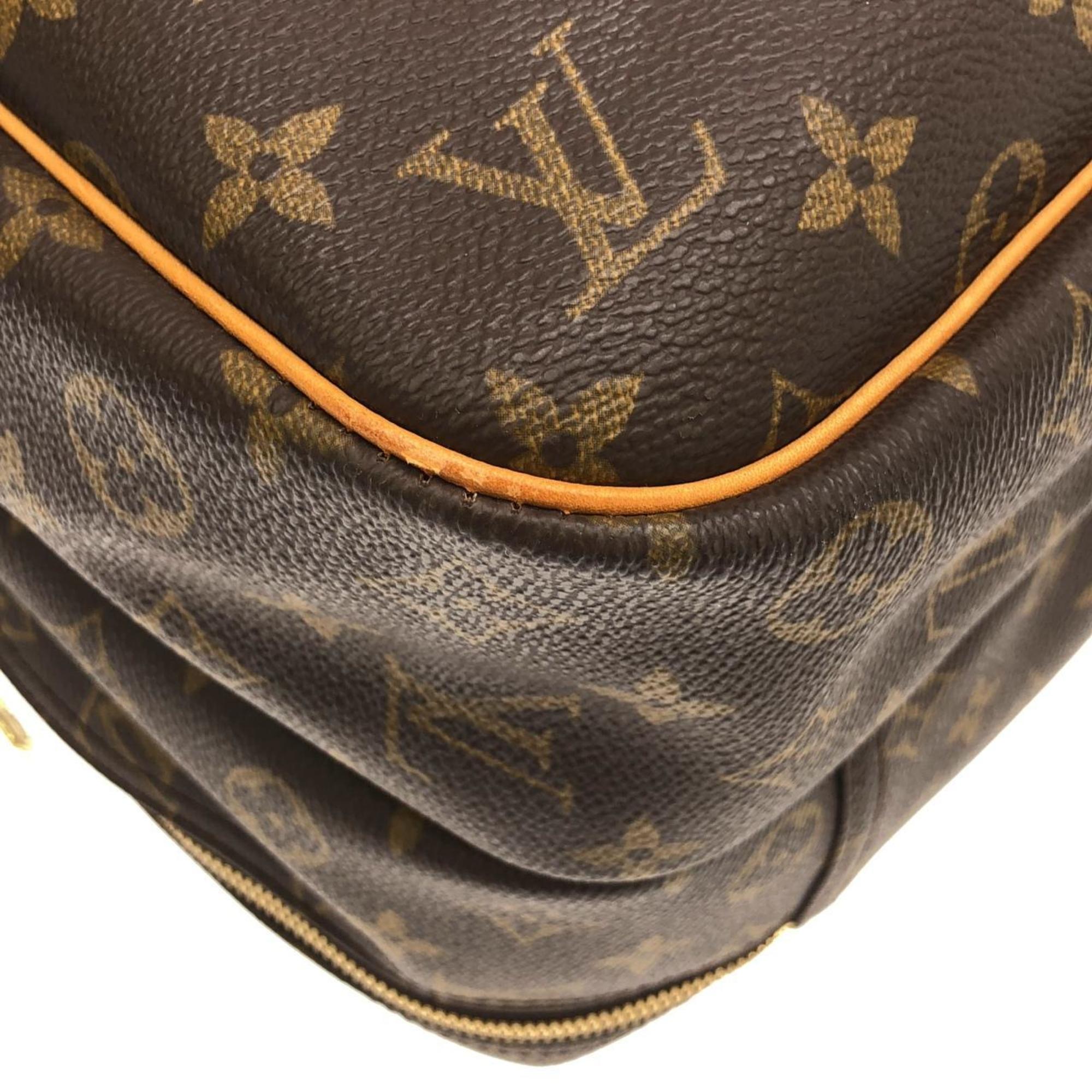 Louis Vuitton Brown Coated Canvas Boston Bag