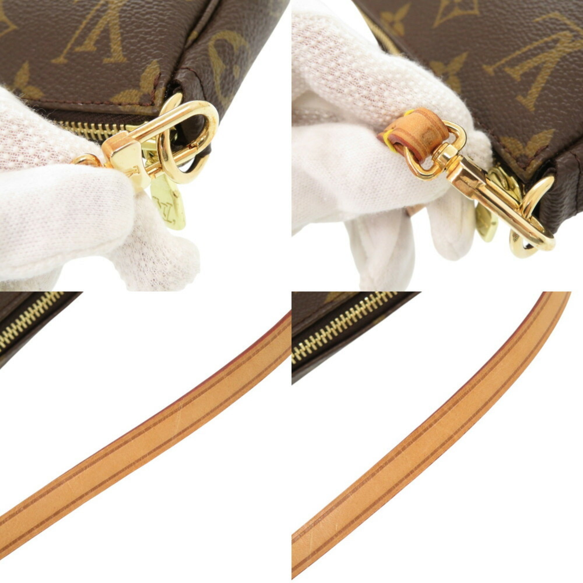 Louis Vuitton Brown Monogram Monogram Pochette Pouch