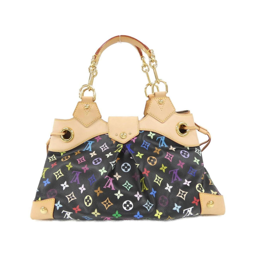 Louis Vuitton Black Coated Canvas Shoulder Bag