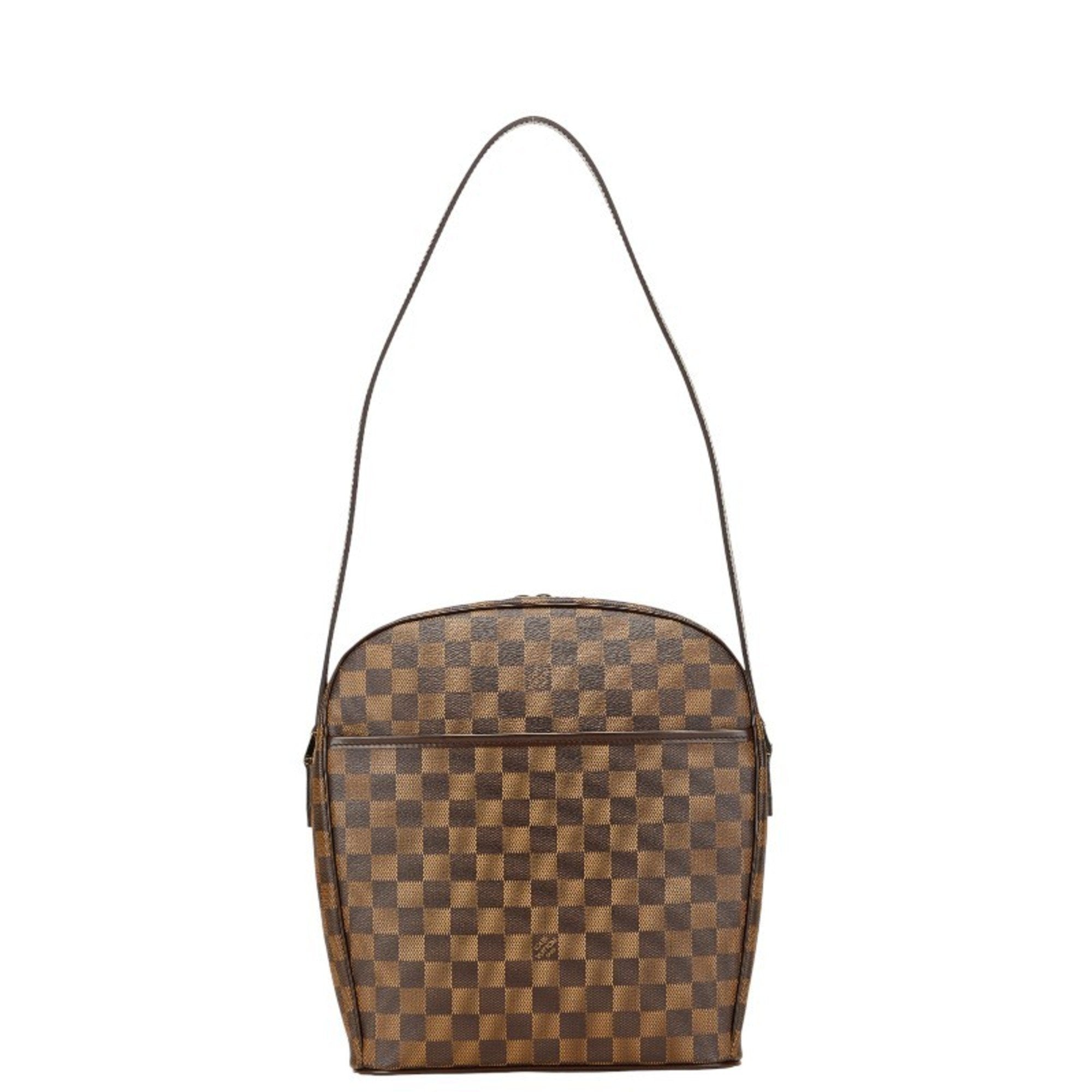 Louis Vuitton Damier Brown Pvc Leather Shoulder Bag