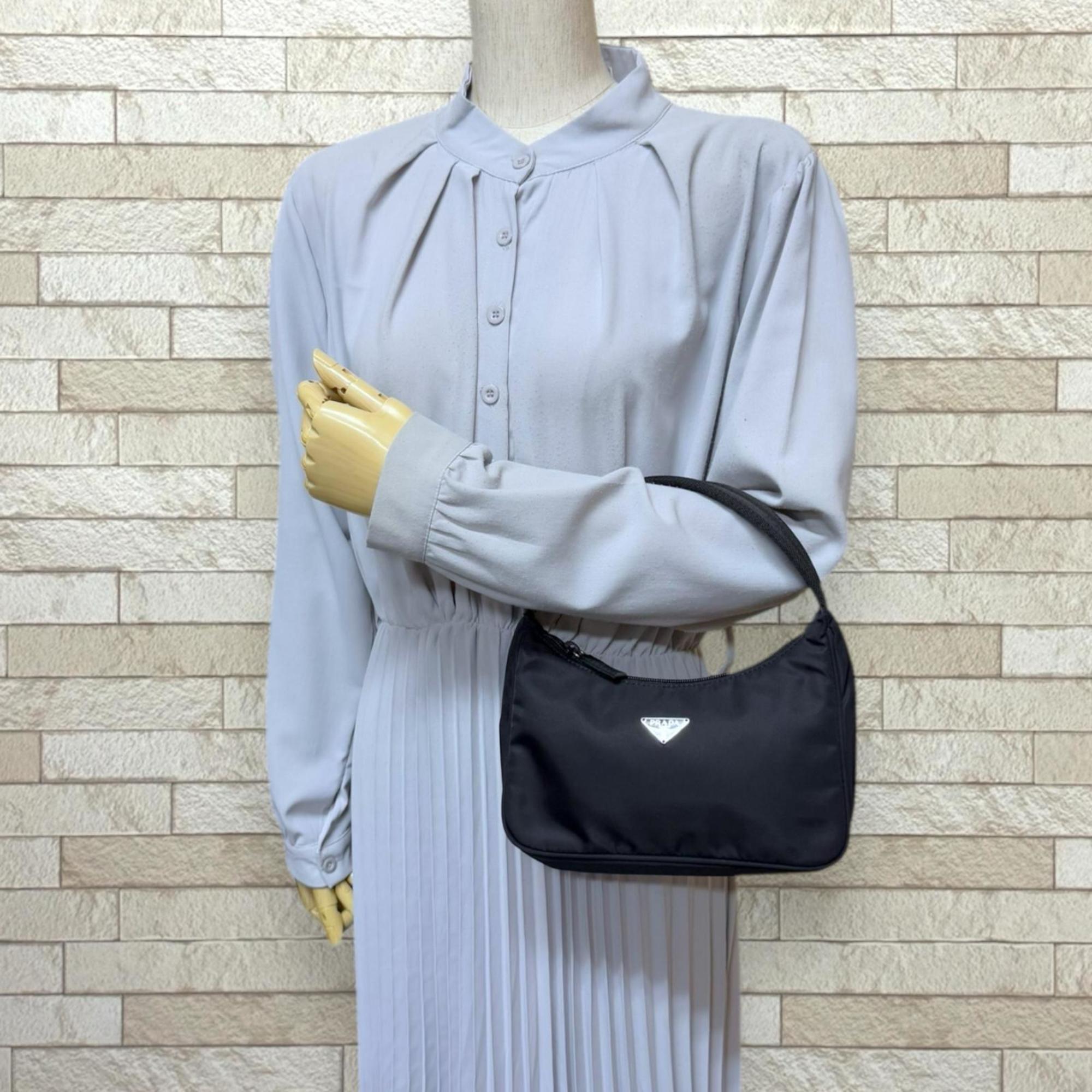 Prada Black Nero Nylon Handbag