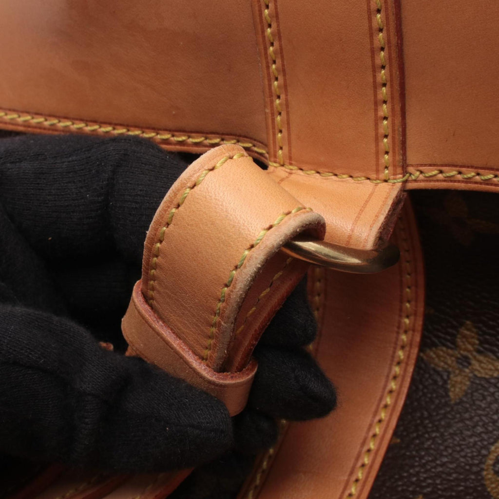 Louis Vuitton Brown Monogram Coated Canvas Leather Handbag Shoulder Bag