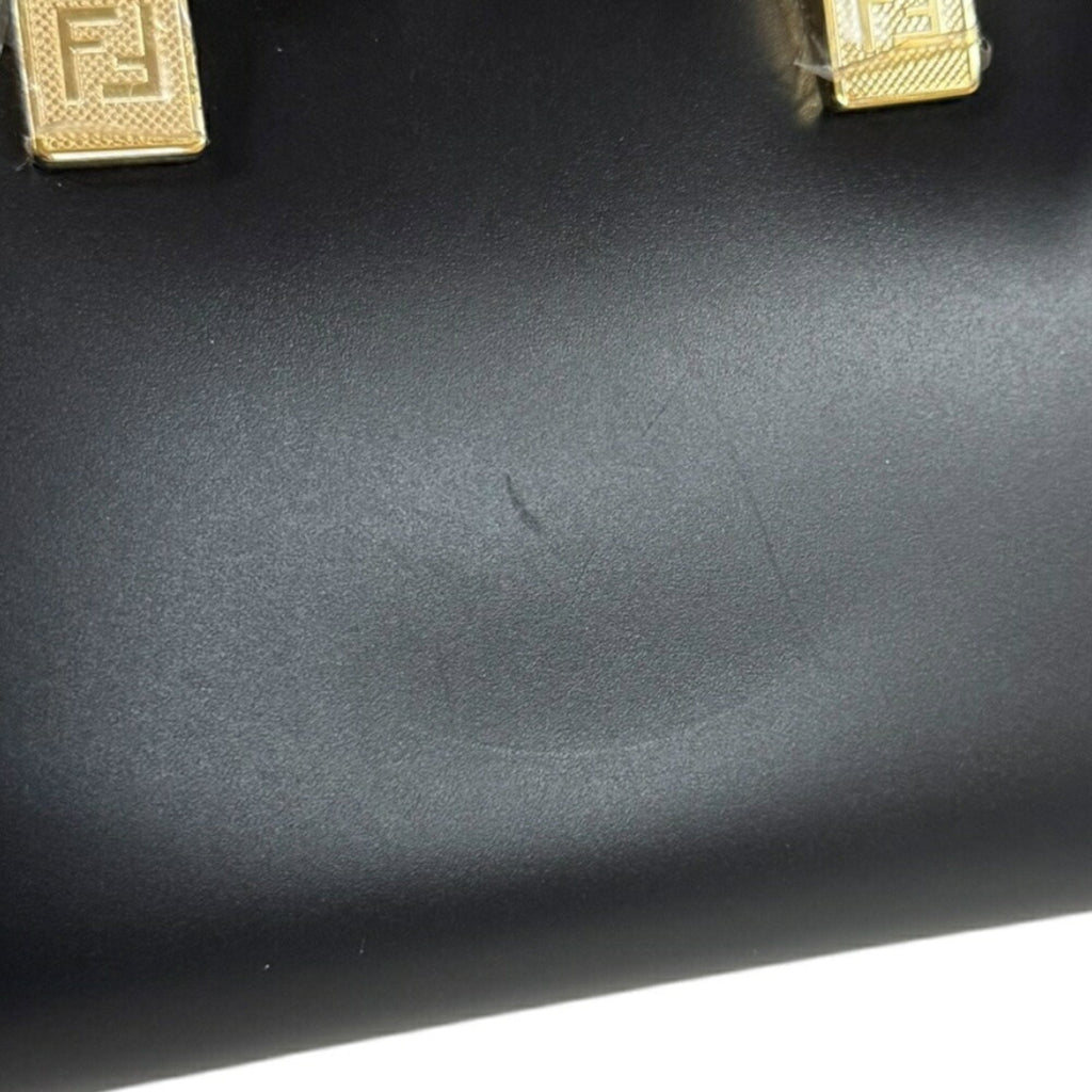 Fendi Black Leather Shoulder Bag