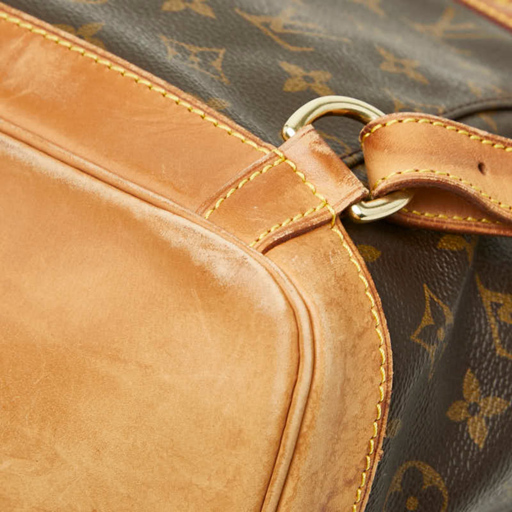 Louis Vuitton Brown Pvc Leather Backpack