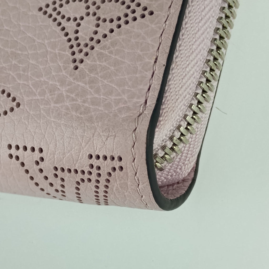 Louis Vuitton Pink Mahina Leather Long Wallet