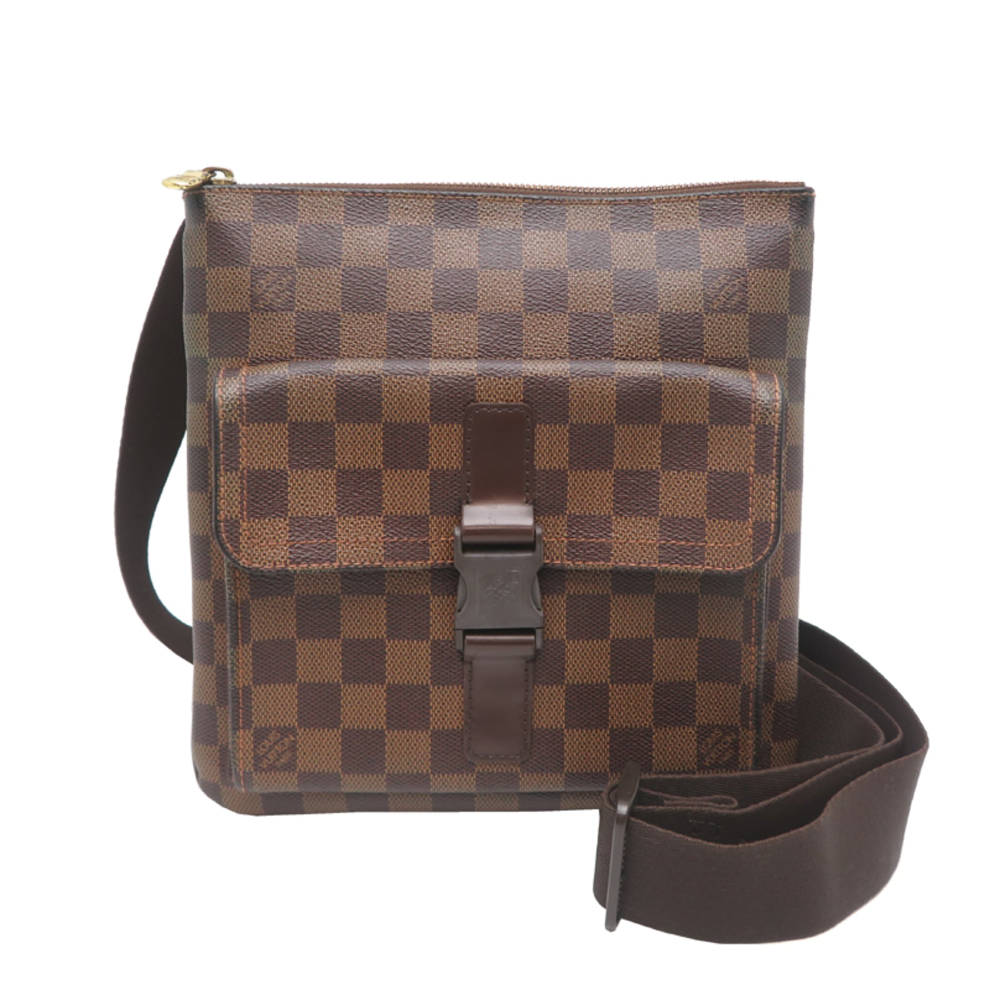 Louis Vuitton Brown Damier Azur Pochette Shoulder Bag