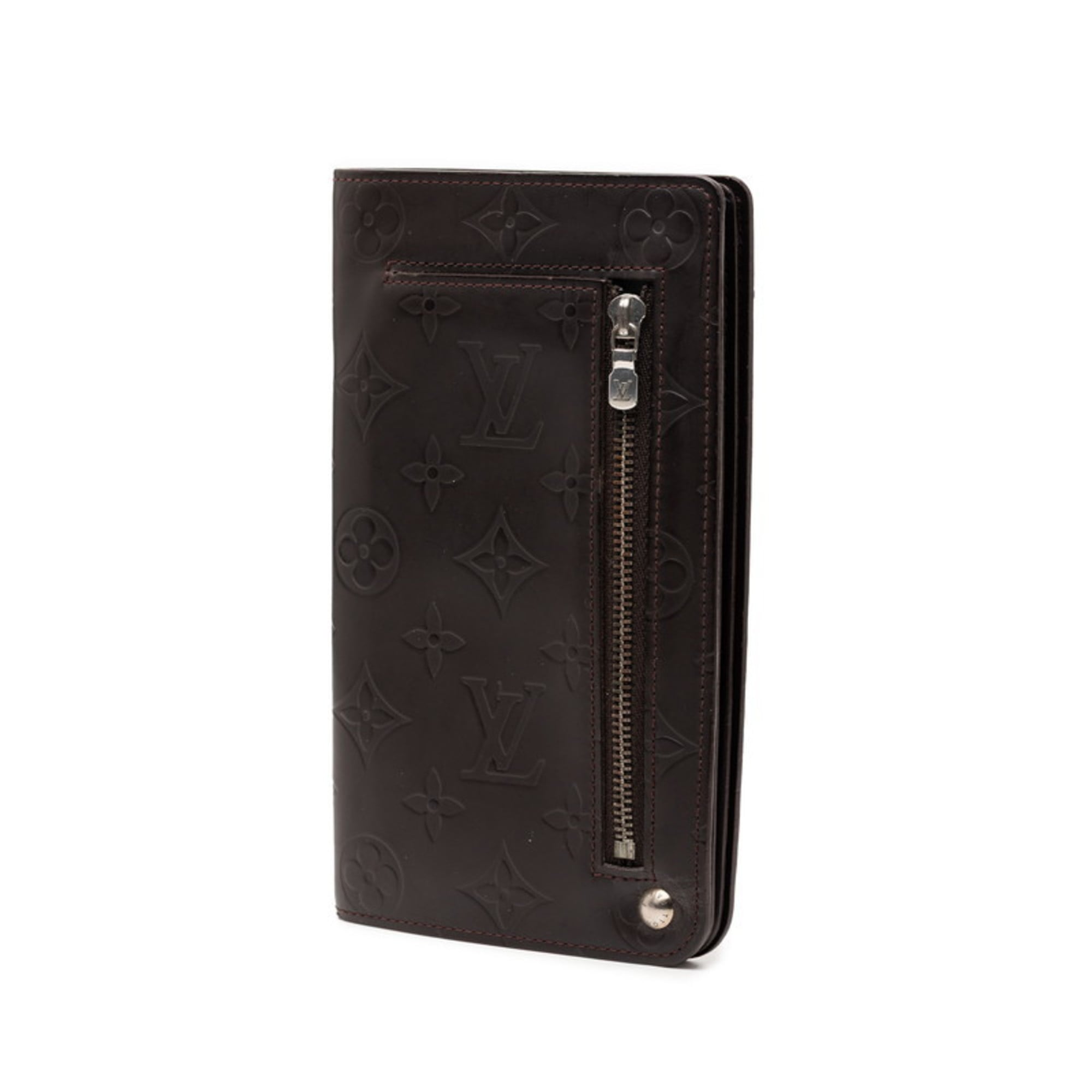 Louis Vuitton Brown Monogram Glacé Monogram Monogram Coin Purse/Coin Case