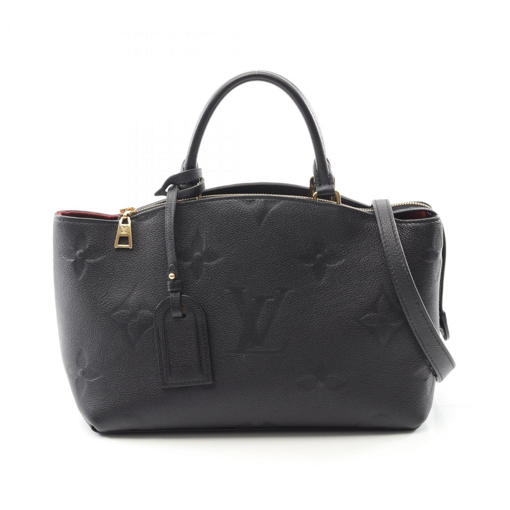Louis Vuitton Black Leather Handbag