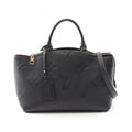 Louis Vuitton Black Leather Handbag