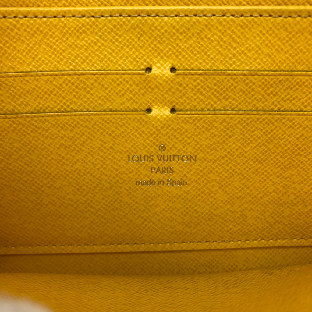 Louis Vuitton Yellow Leather Long Wallet