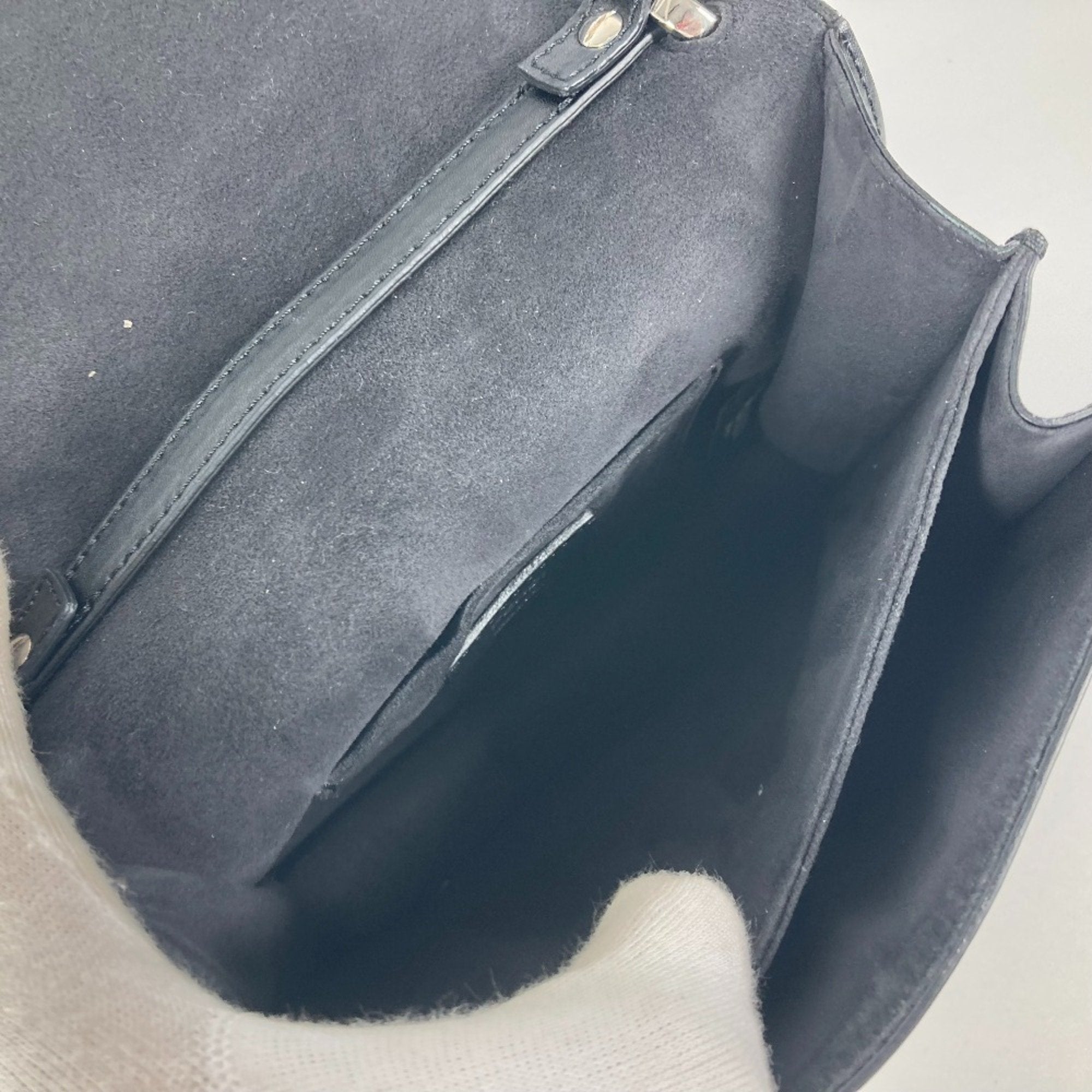 Fendi Black Leather Handbag