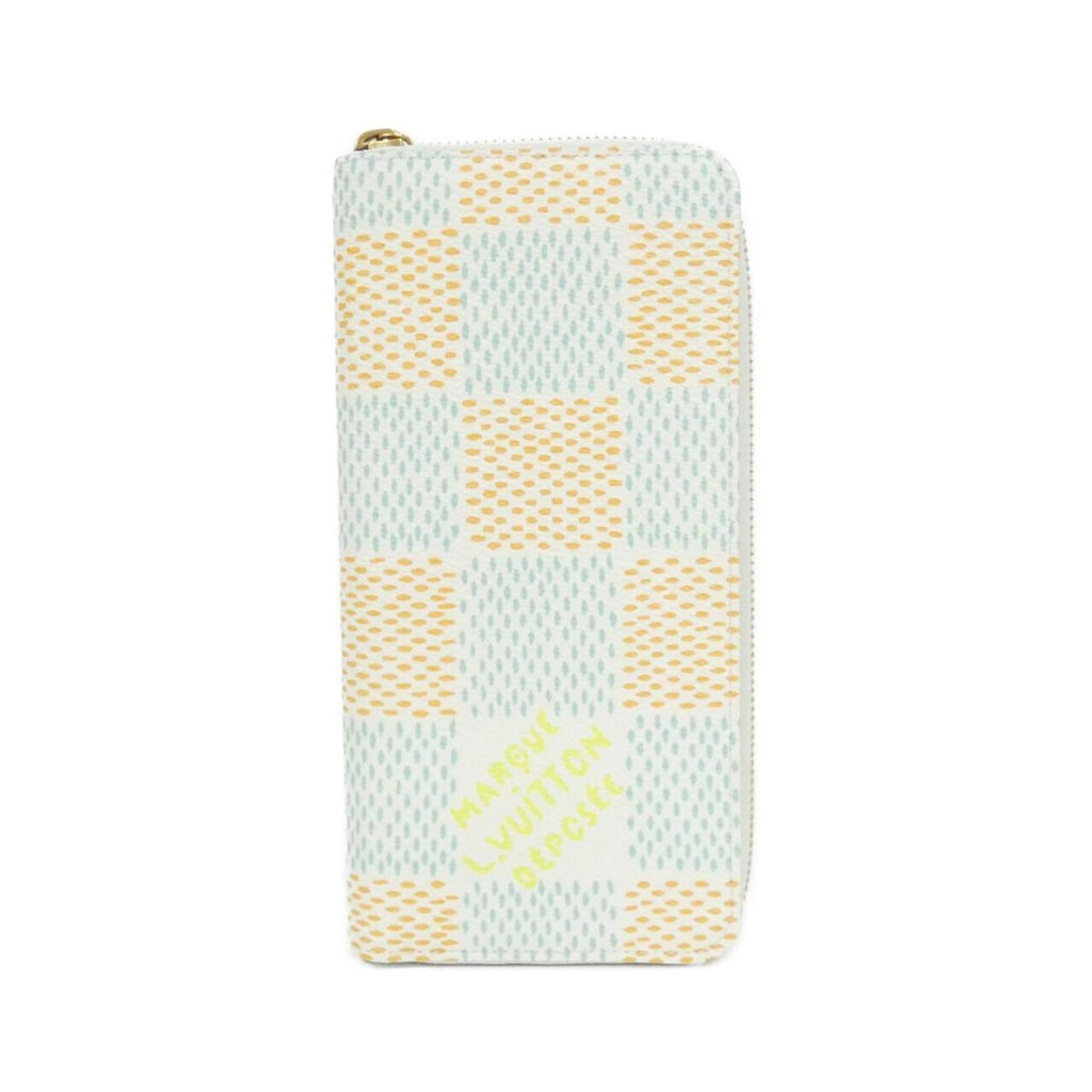 Louis Vuitton Blanc Coated Canvas Long Wallet