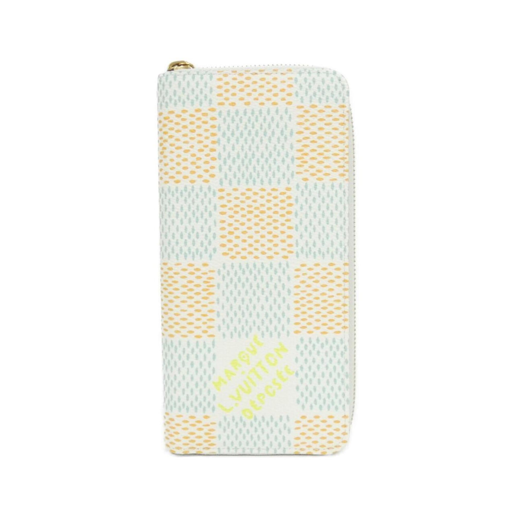 Louis Vuitton Blanc Coated Canvas Long Wallet