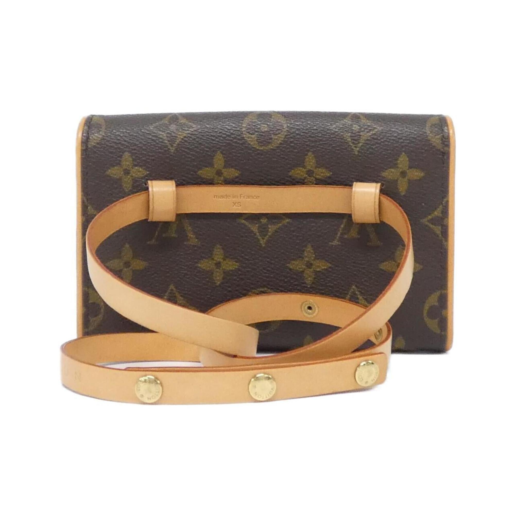 Louis Vuitton Monogram Marron Coated Canvas Fanny Pack Pochette