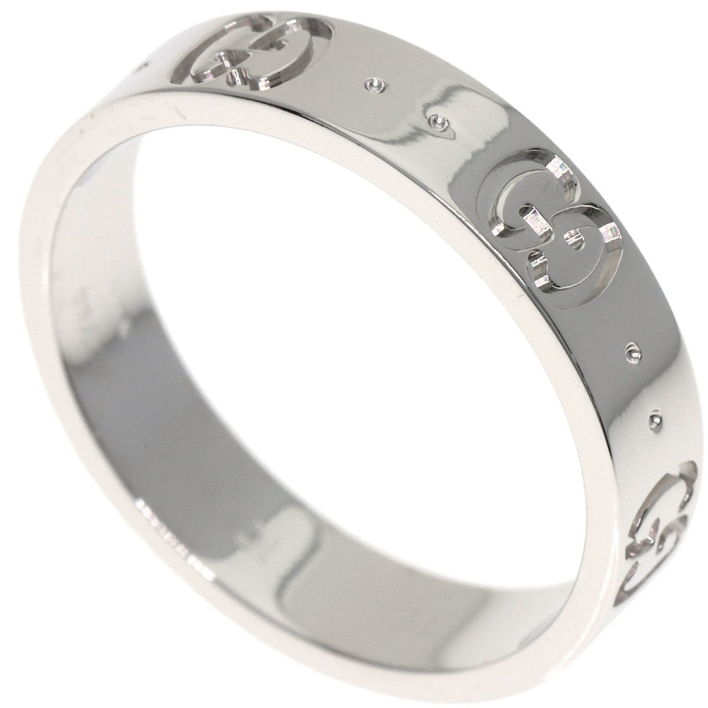 Gucci Icon White Gold (18K) Band Ring (Pre-Owned)