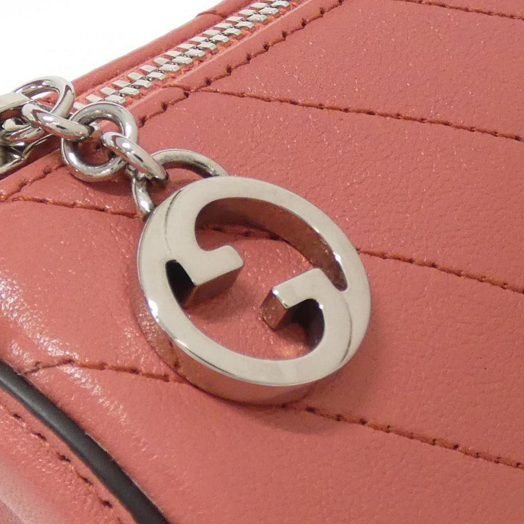 Gucci Pink Leather Shoulder Bag (Pre-Owned)