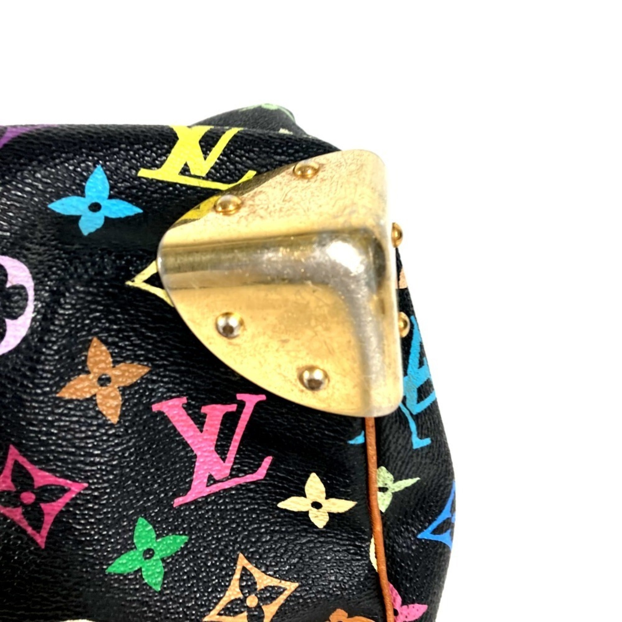 Louis Vuitton Black Multi-Color Noir Monogram Multicolore Handbag