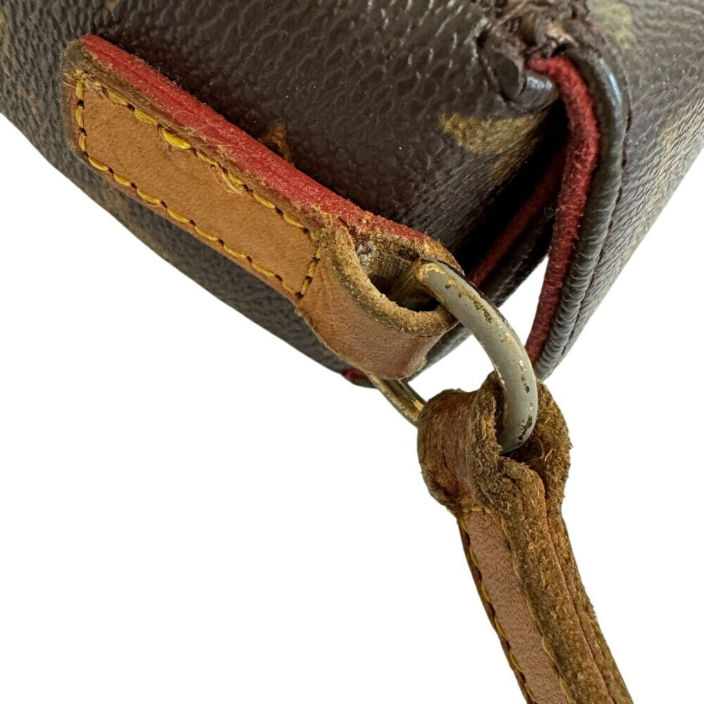 Louis Vuitton Brown Leather Handbag Pouch