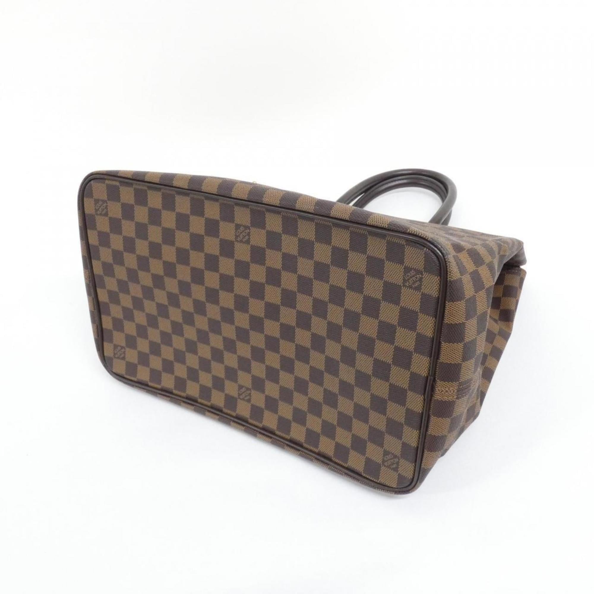 Louis Vuitton Damier Ebene Coated Canvas Boston Bag