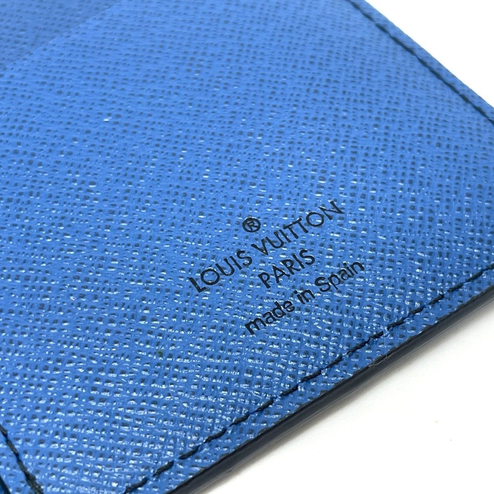 Louis Vuitton Epi Blue Green Red Color Epi Leather Long Wallet