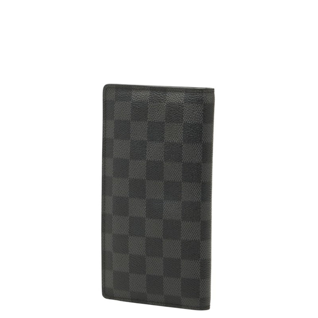Louis Vuitton Damier Graphite Black Gray Damier Graphite Long Wallet