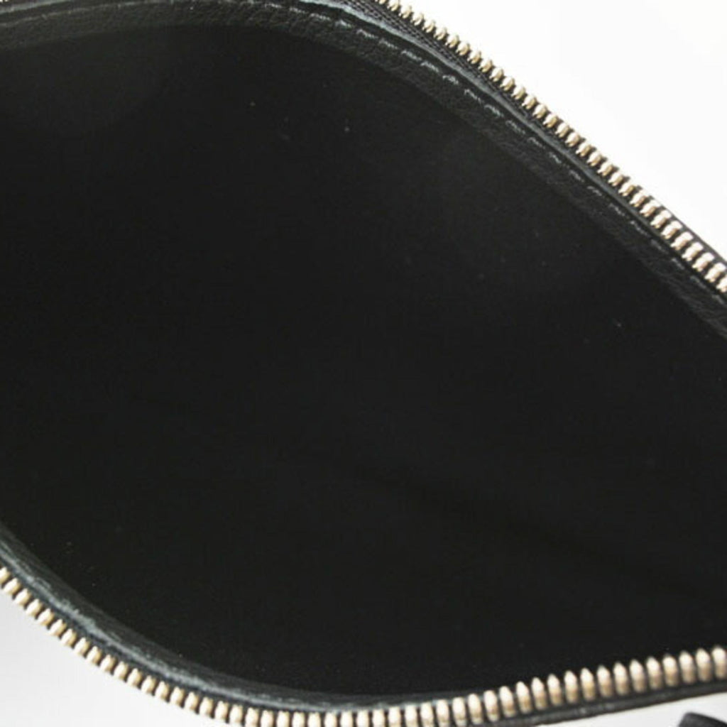 Balenciaga Black Leather Pouch