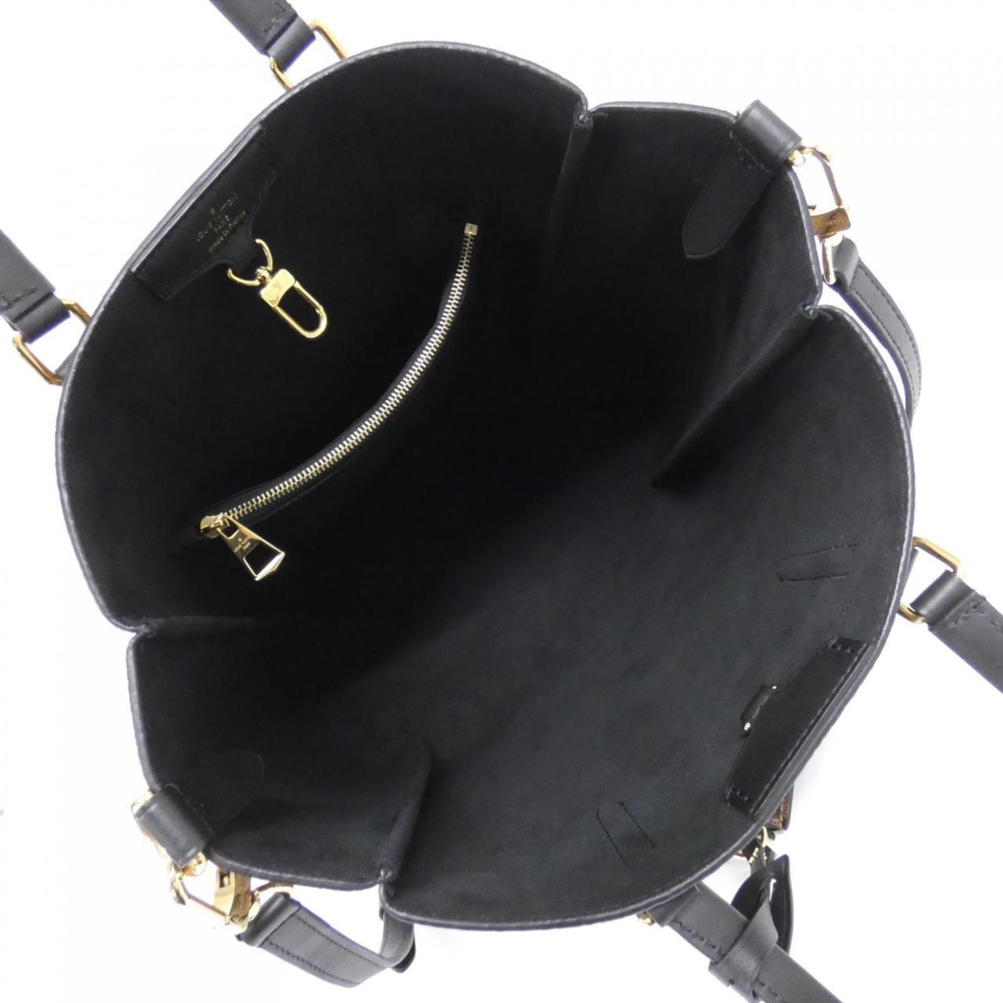 Louis Vuitton Brown Coated Canvas Handbag