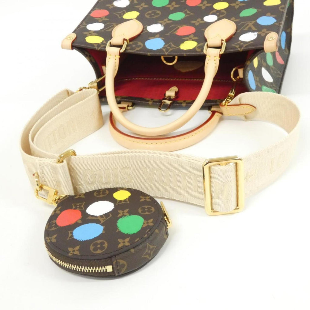 Louis Vuitton Marron Coated Canvas Handbag