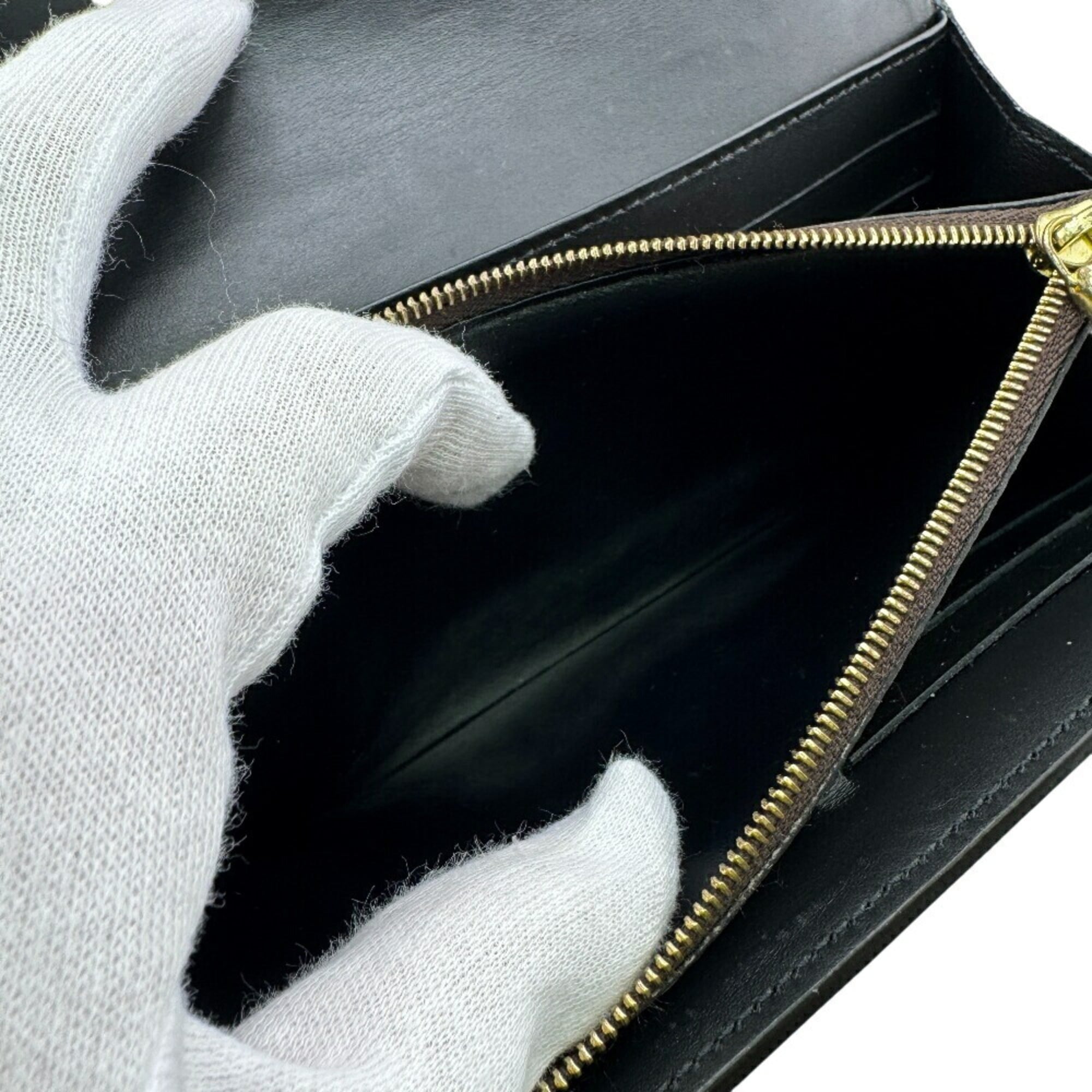 Louis Vuitton Brown Monogram Reverse Leather Long Wallet
