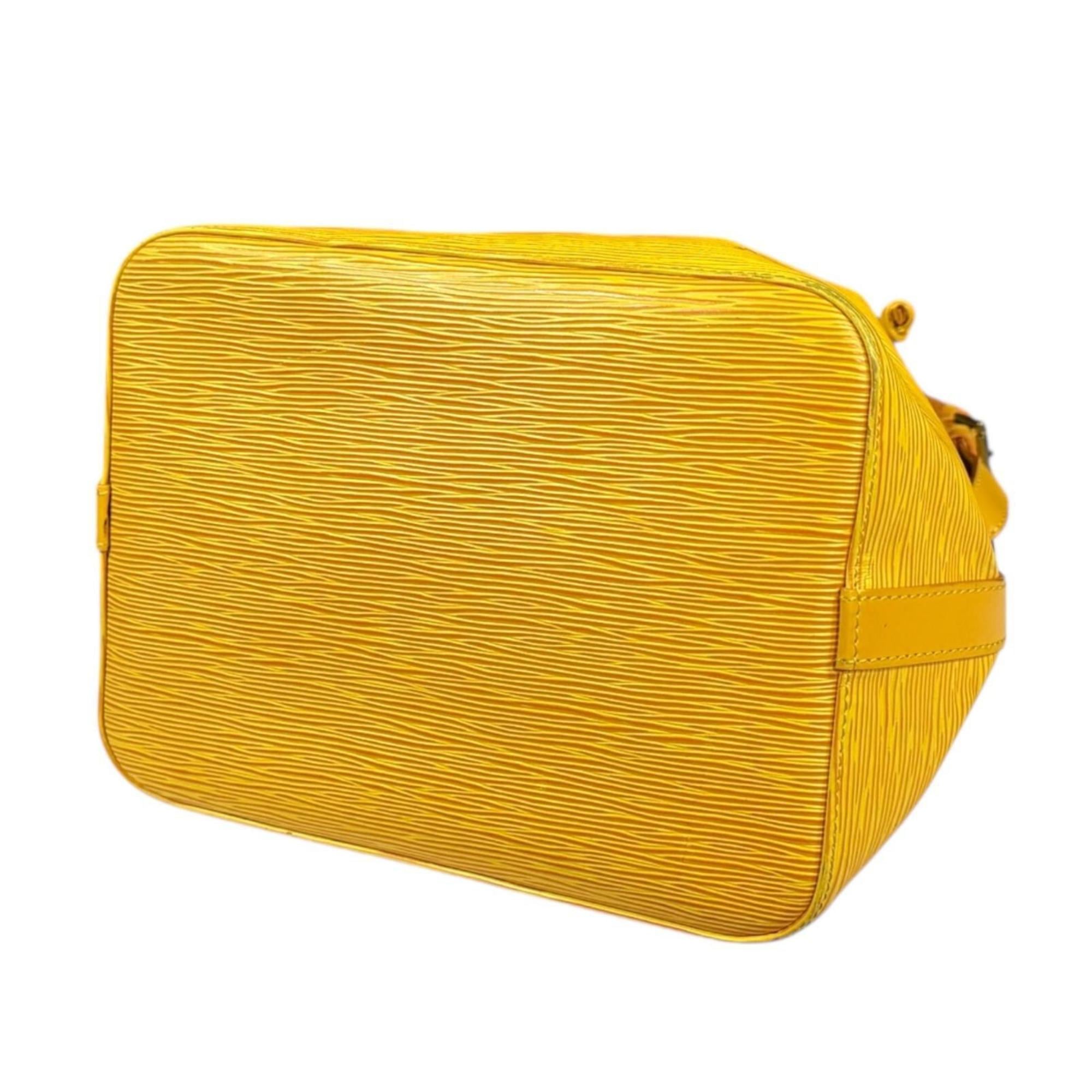 Louis Vuitton Epi Yellow Epi Leather Shoulder Bag